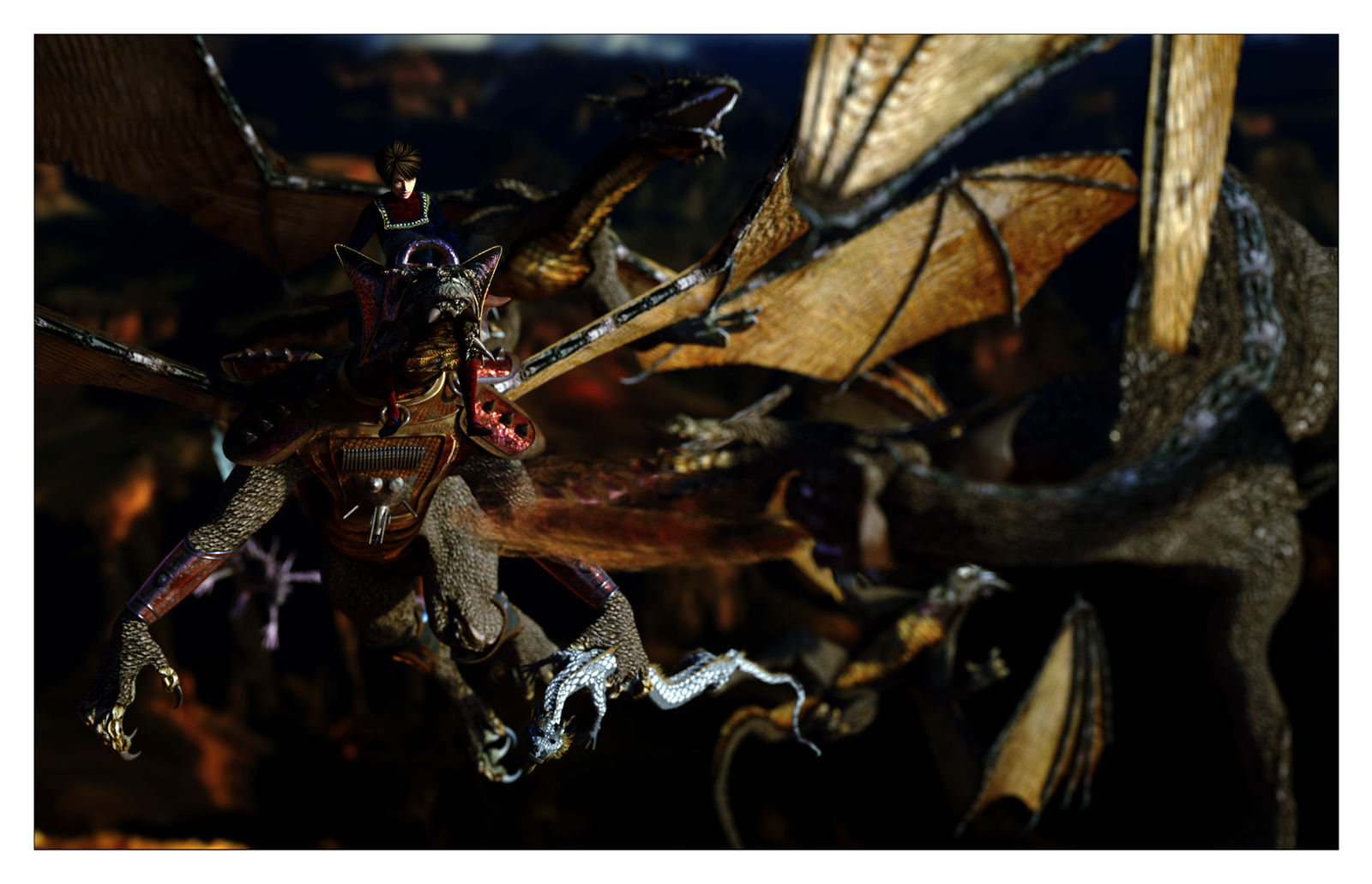 Dragon Rising Monster Dragon rising by Dr-Koesters on DeviantArt