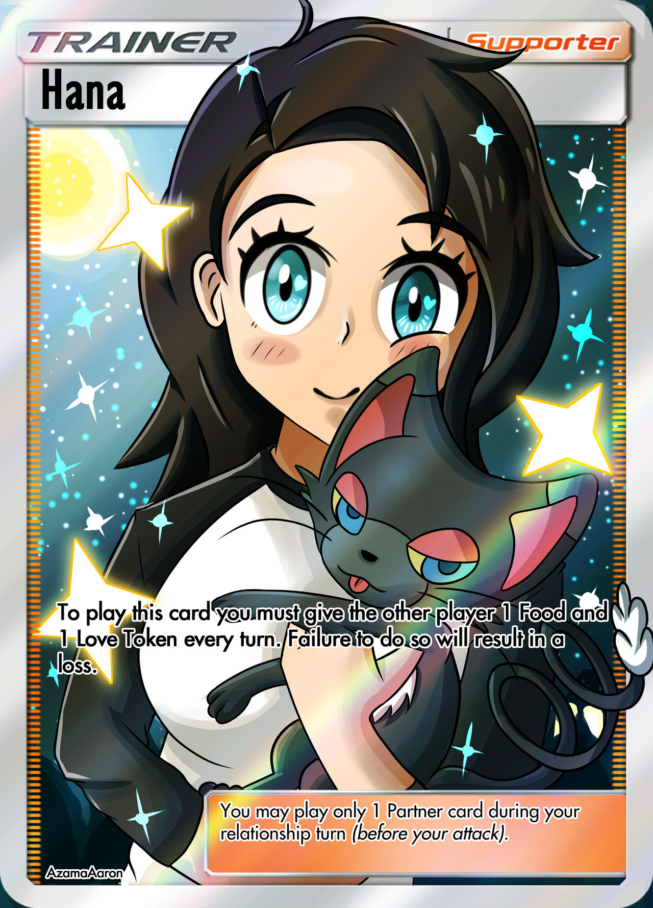 Custom Pokemon Card by AaronAzama on DeviantArt