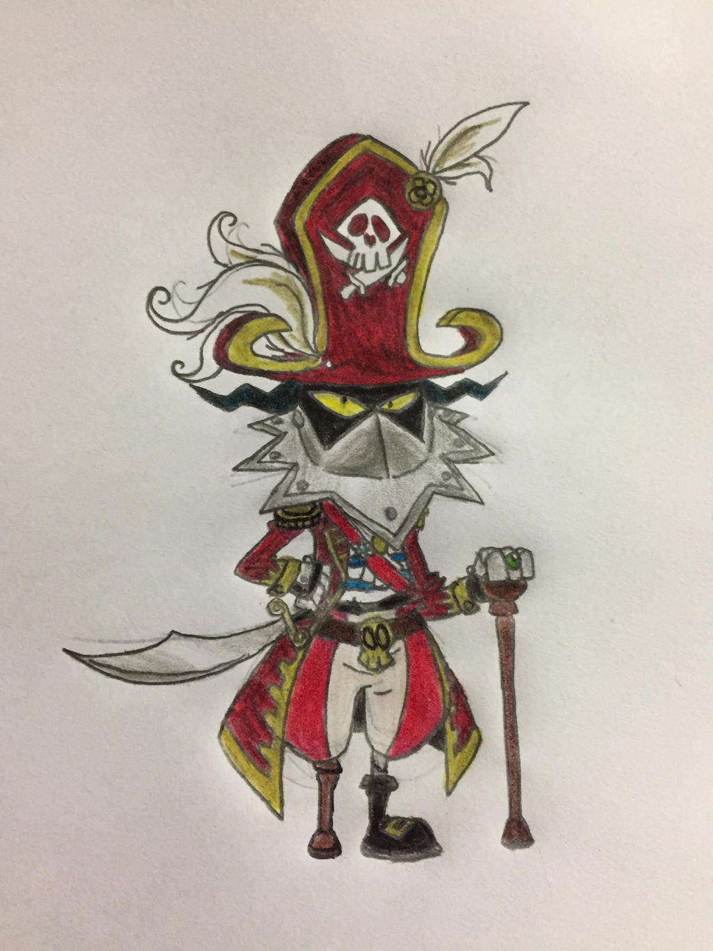 Rayman chronicles character: Admiral razorbeard by nathandlneumann on ...