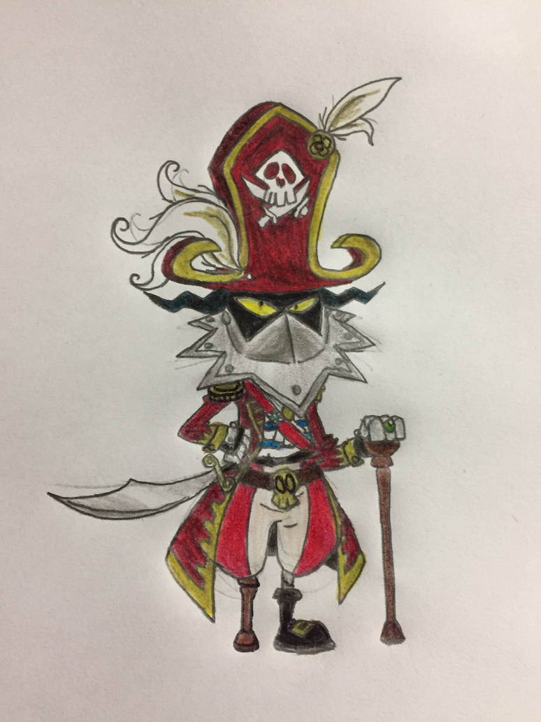 Rayman chronicles character: Admiral razorbeard by nathandlneumann on ...