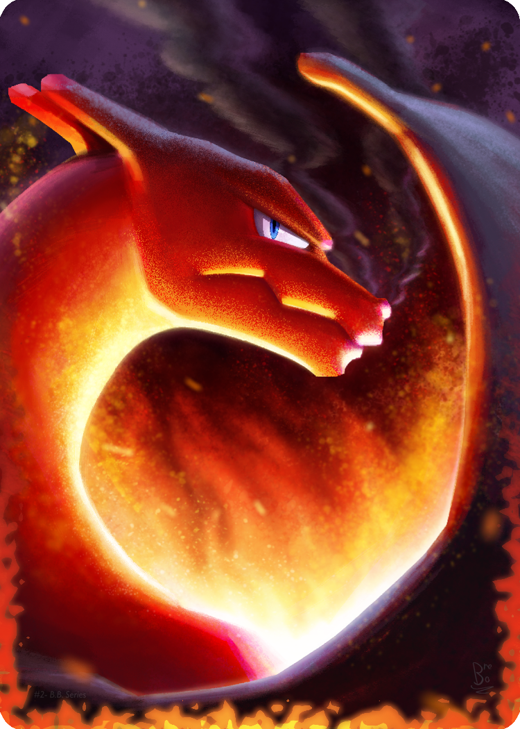 Charizard Raging Full art Fanart- Brooding Charizard by BreadwardBolero on DeviantArt
