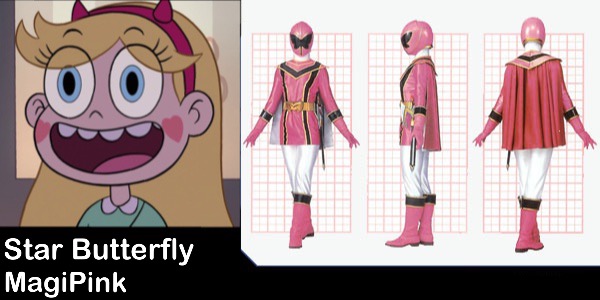 Star Butterfly as MagiPink