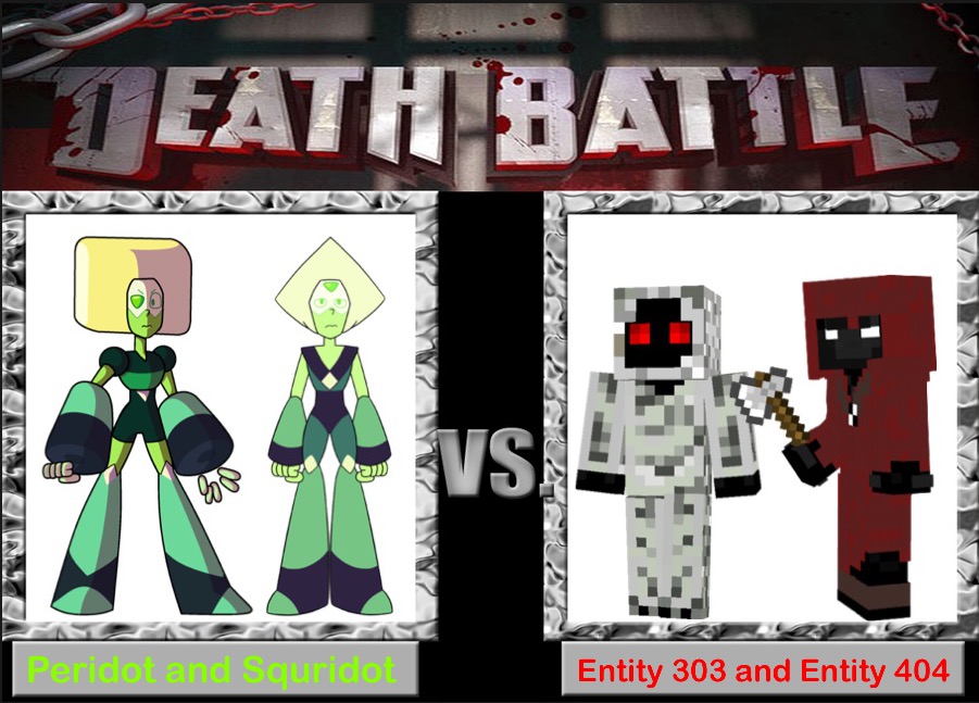 Peridot And Squridot Vs Entity 303 And Entity 404 By Vanossfan28 On Deviantart