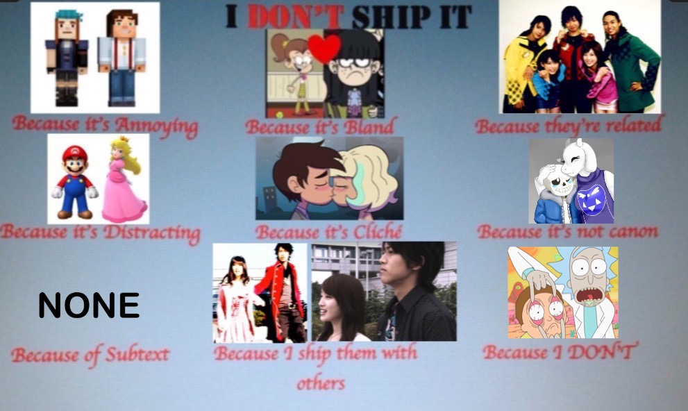 I Don't Ship These Couples