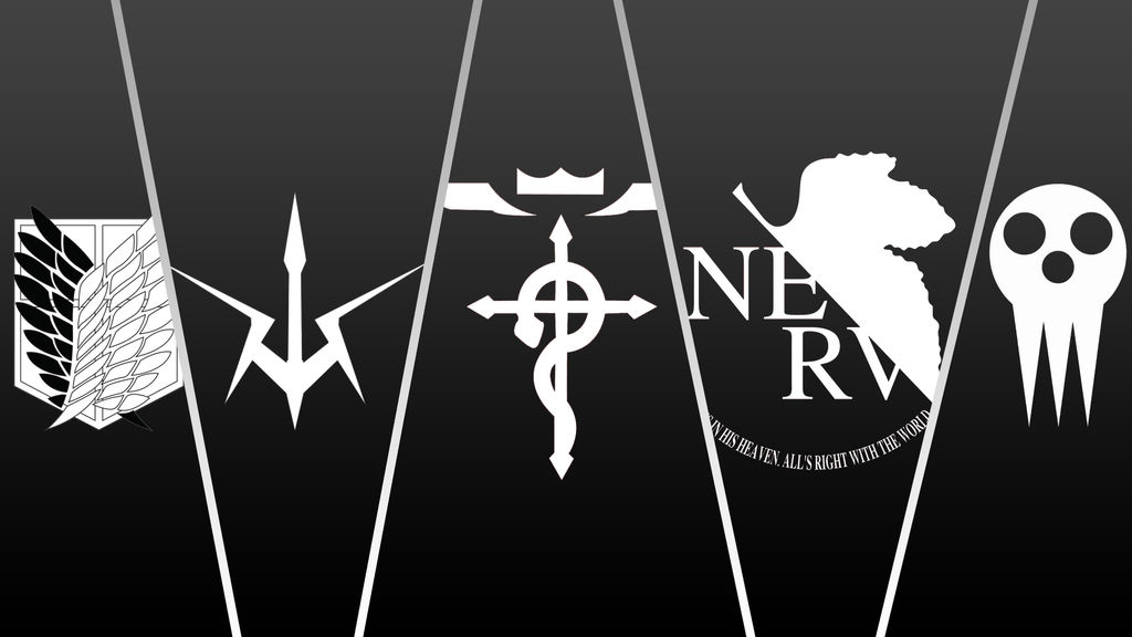 Anime Symbols Wallpaper by MajesticPlatypus on DeviantArt