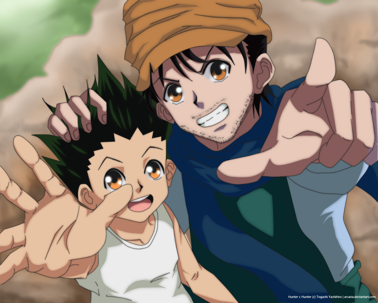 Ging x Gon by Arsaria on DeviantArt