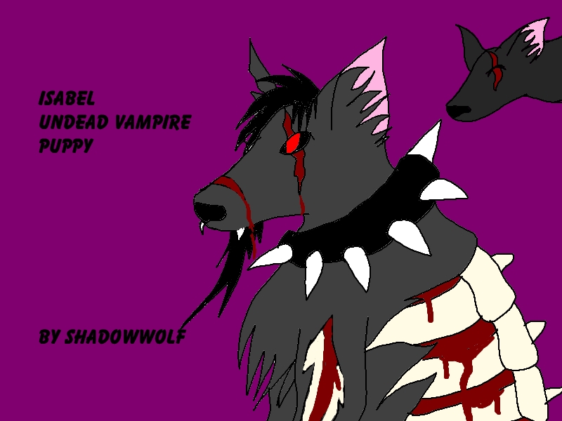 undead vampire puppy