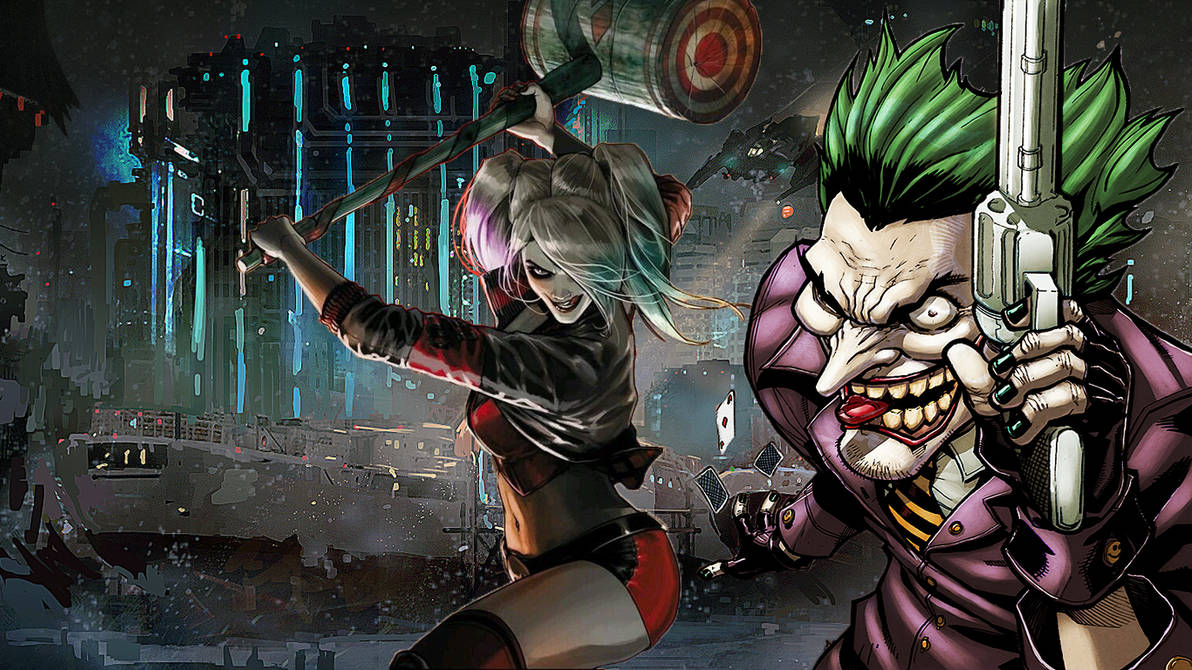 Joker And Harley Arkham Insane Walpaper by Arkhamverse on DeviantArt