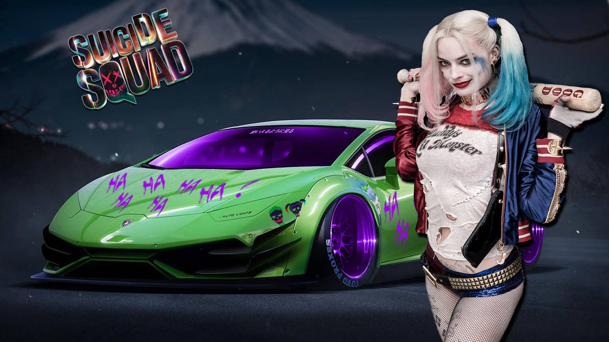 Harley Suicide Squad Car Joker Walpaper by Arkhamverse on DeviantArt