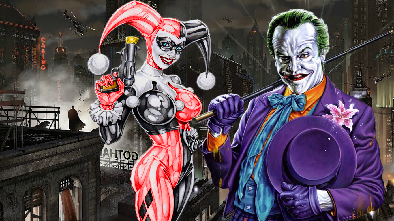 Joker Jack Nicholson And Harley Quinn Walpaper by Arkhamverse on DeviantArt Joker Jack Nicholson And Harley Quinn Walpaper By Arkhamverse On Deviantart