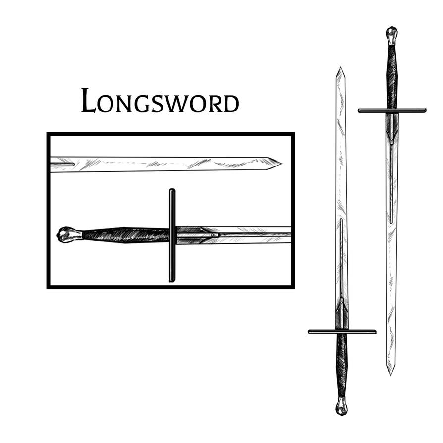 Longsword Diagonal Longsword by XANDERARTCRAFT on DeviantArt