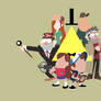 Gravity Falls - Minimalist Wallpaper