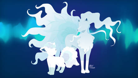 Pokemon - Alolan Vulpix and Ninetales