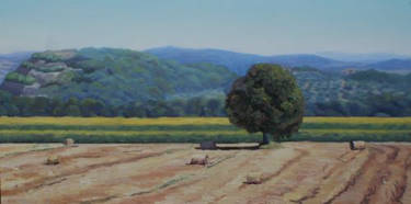 The Tree and Its Hay Bales