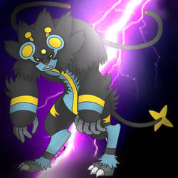 Pokemon Fusion: LuxrayXElectivire