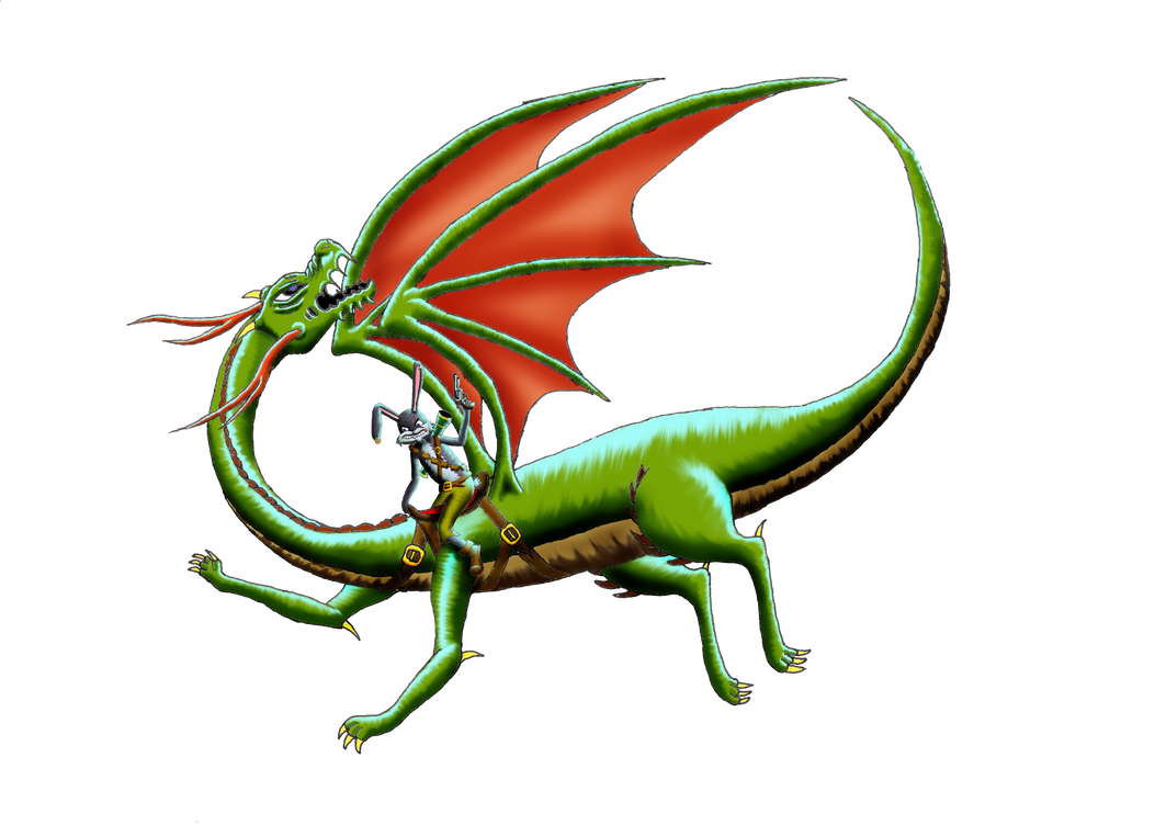 Bunny Bandit and his pet Dragon by Dan503 on DeviantArt