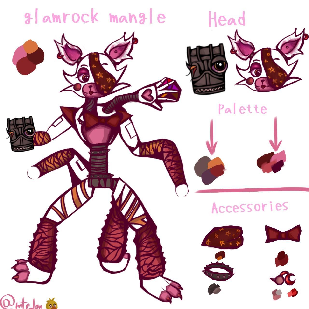 Glamrock Mangle By Mtrlon On Deviantart Glamrock Mangle By Mtrlon On Deviantart