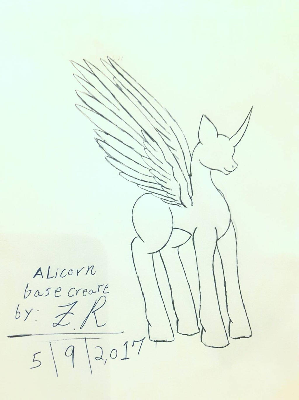 Alicorn base make by me