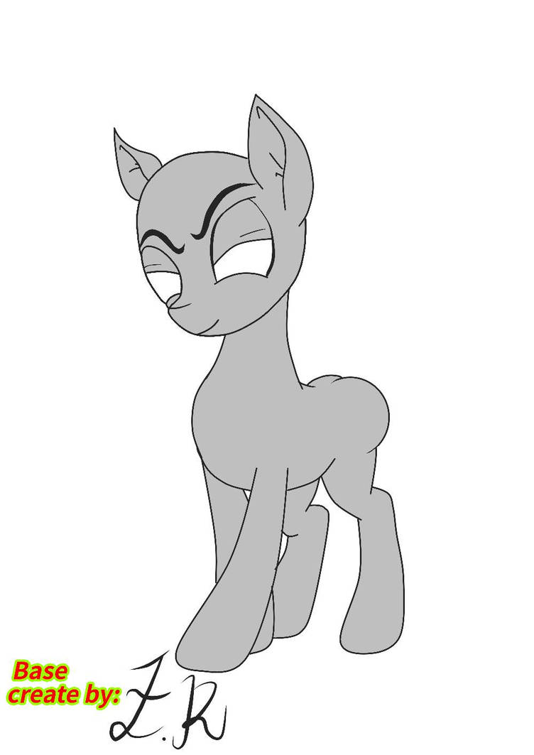 MLP base by King-Fire-Storm on DeviantArt