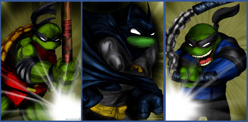 TMNT GOES DARK NIGHT FAMILY