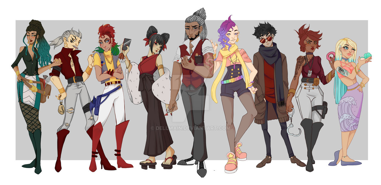 Character Design project overview by dellmain on DeviantArt