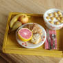 Yellow Breakfast Tray
