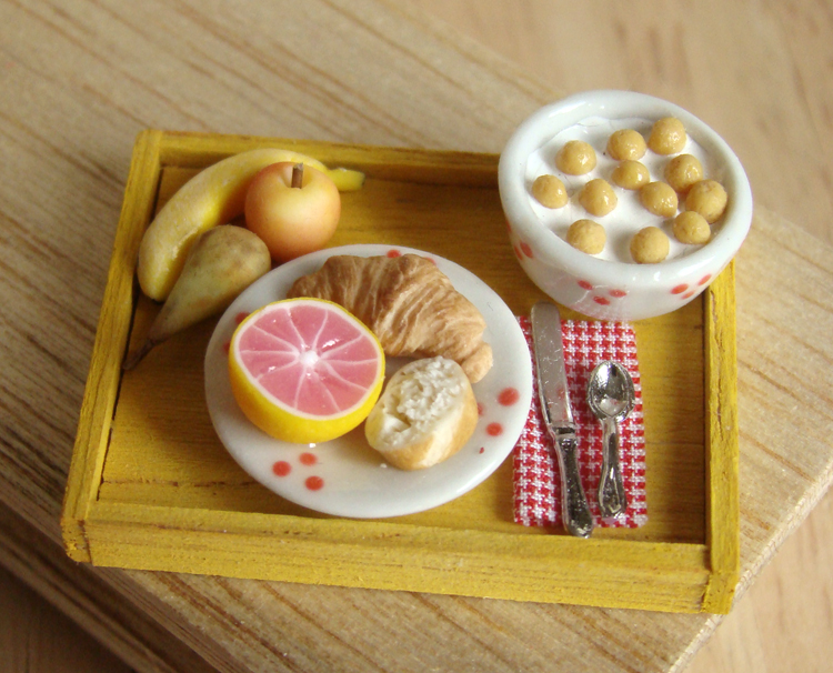 Yellow Breakfast Tray