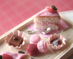 Think PInk Tea Time Tray