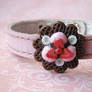 Leather Bracelet Choco Waffle