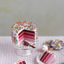 Miniature Cake - Shades of Pink