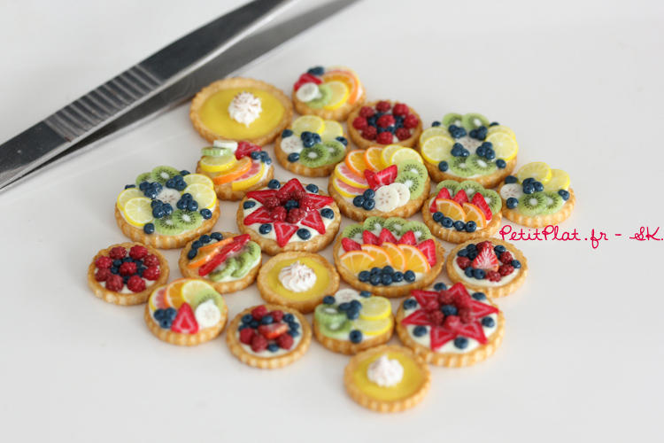 Just a Bunch of Miniature Fruit Tarts by PetitPlat