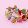 Tiny Heart Cookie Studs