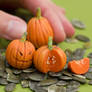Miniature Pumpkins, Halloween Style