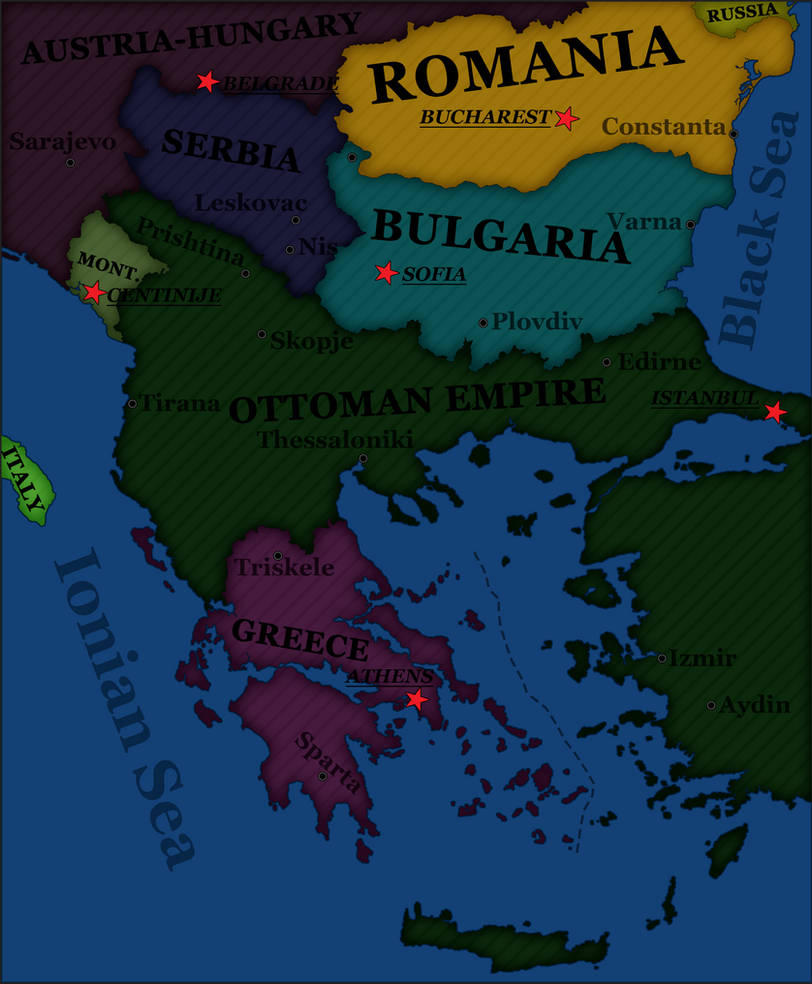 Balkans 1910 By VeritusMaps On DeviantArt
