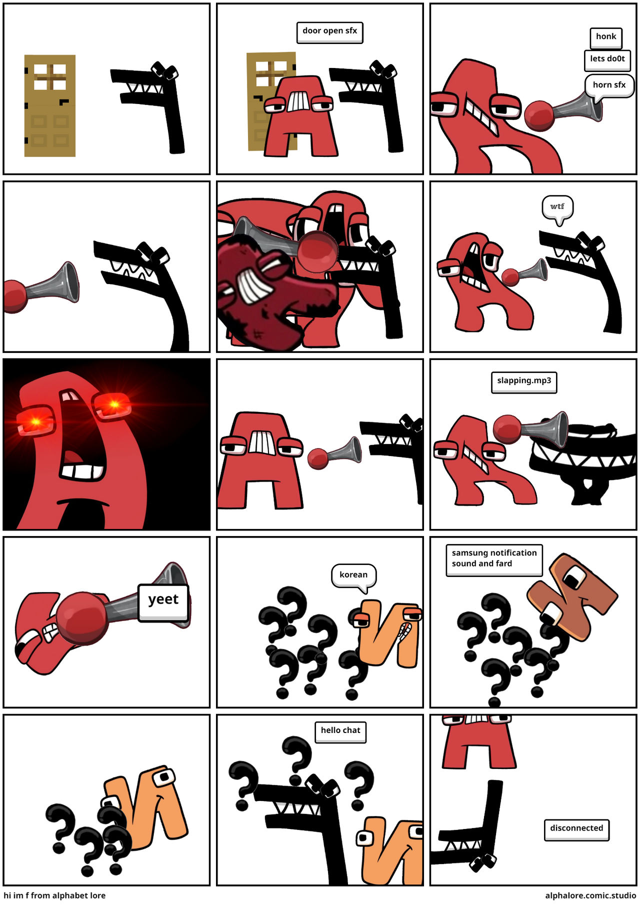 Alphabet lore comics #1 by agbug on DeviantArt