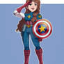 Female Captain America