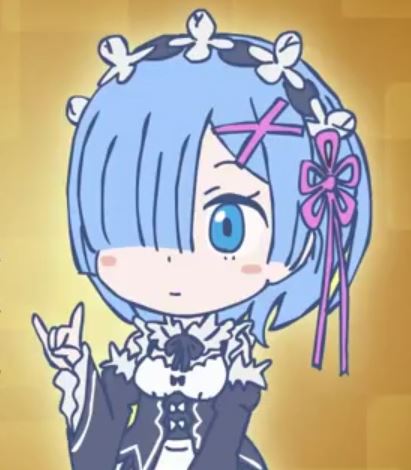 Chibi Vector Rem Rem Chibi