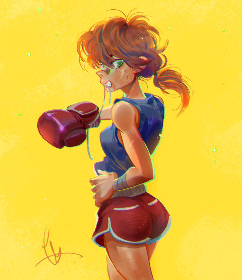 Boxing girl by huanGH64 on DeviantArt
