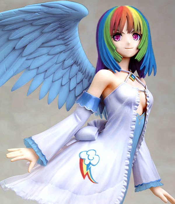 Rainbow Dash Anime version (Custom Figure Mod)