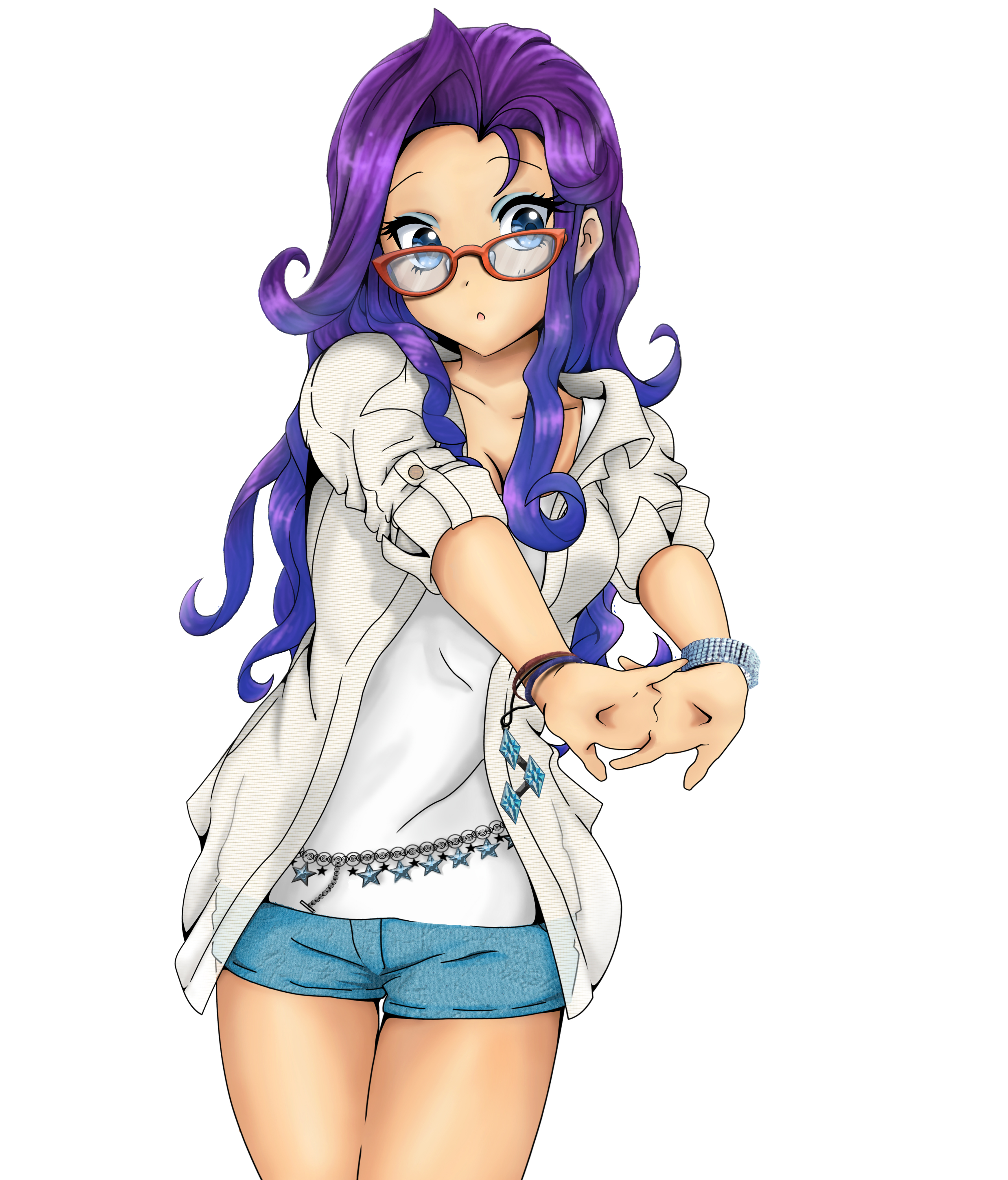 Human Raruty Rarity Anime Human