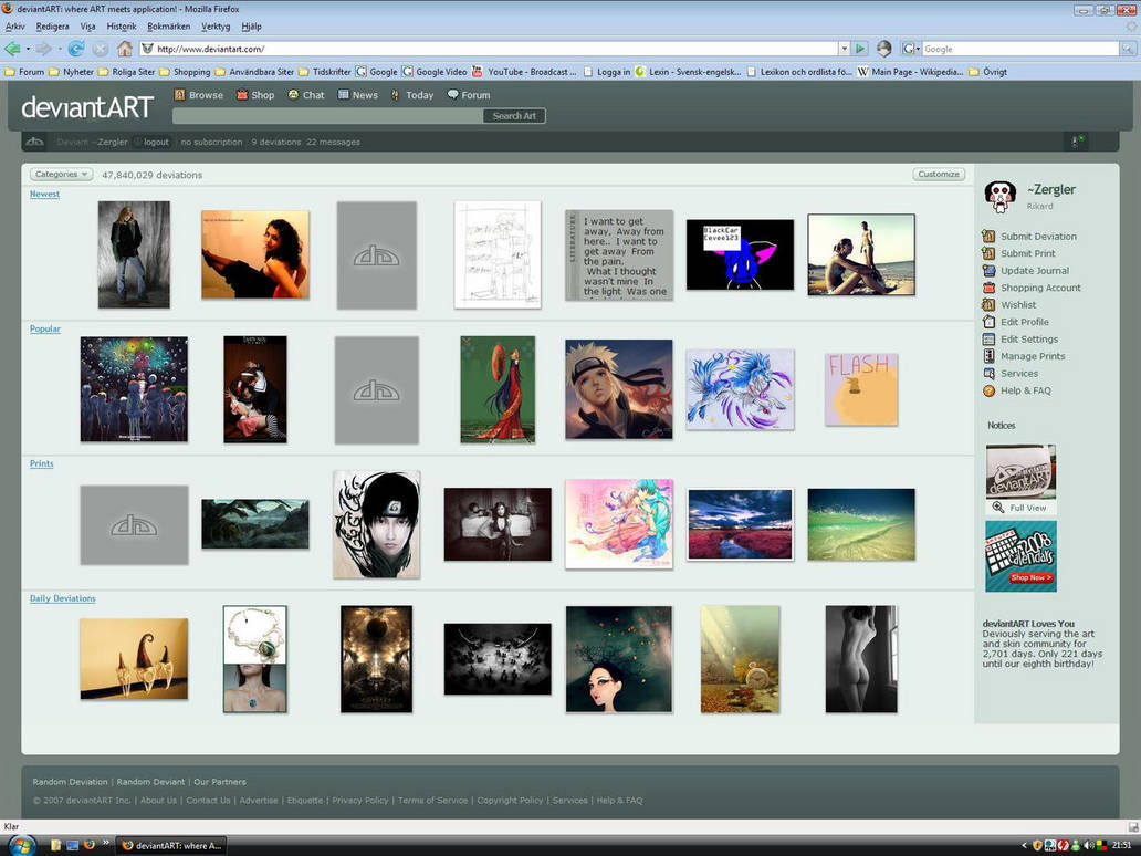 deviantart homepage by YakkoWarner2025 on DeviantArt