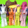 Mane5 Paper Plushies - All of my D'Awww, take it!!