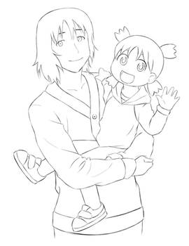 Yotsuba and Koiwai WIP