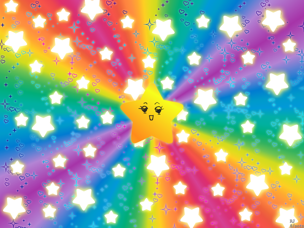 Rainbow Stars, Set of 6 | US Gym Products