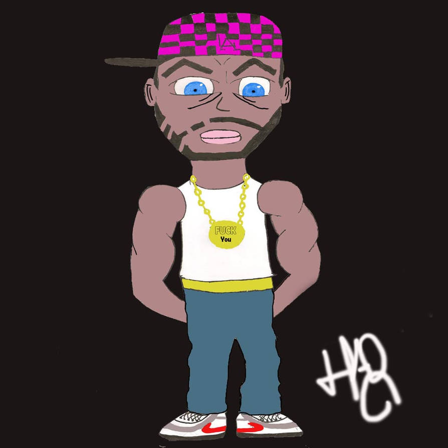 Hand Painted Rapper Character My rapper boy painted by harum on DeviantArt