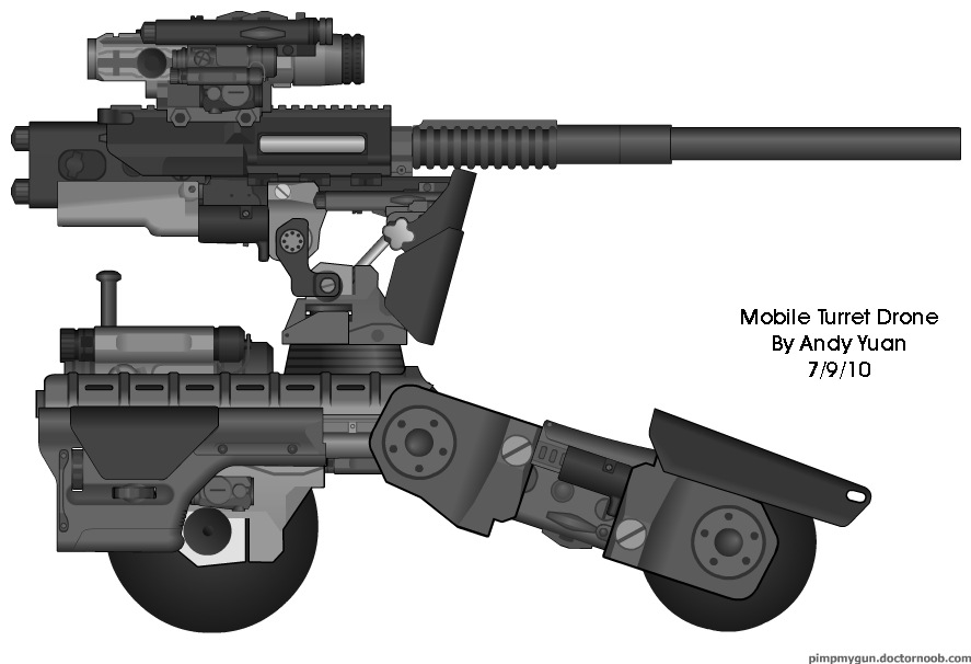 Mobile Turret Drone