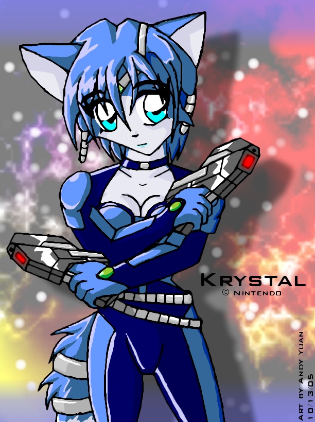 Krystal Star Fox 64 Style by TrainerDX on DeviantArt