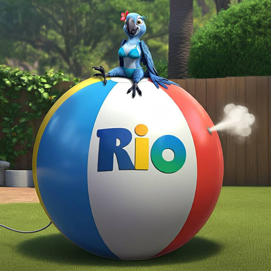 Jewel's Deflation Relaxation on her RIO Beach Ball by JavSocas on ...