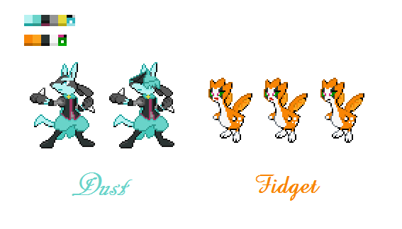 Deviantart Fidget Dust Dust and Fidget by TicklePixel on DeviantArt