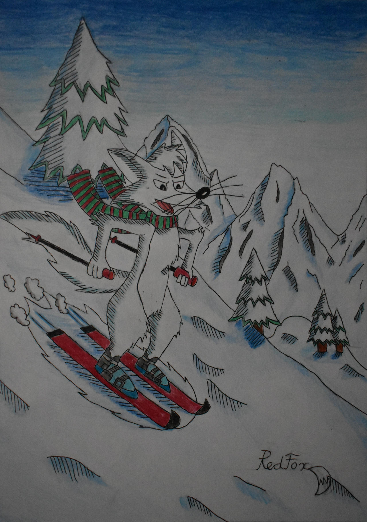 Slyly fox (rudolph 1998) by Cole-Red-Fox on DeviantArt